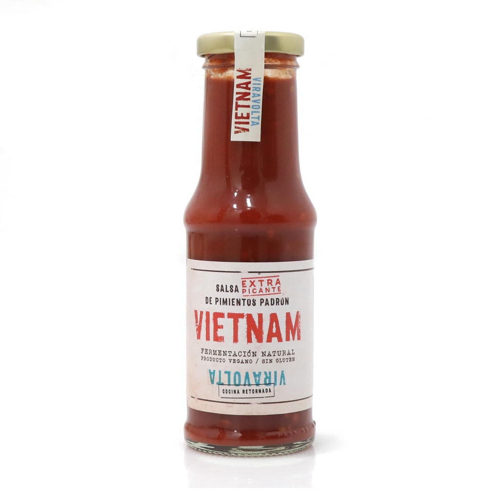 VIETNAM VIRAVOLTA, SALSA EXTRA PICANTE DE PIMIENTOS DE PADRÓN